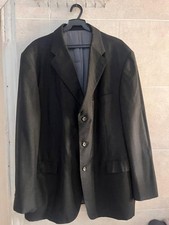 Vintage Vitale Barberis Canonico Charcoal Grey Men  s Blazer Jacket 48R Wool 100 