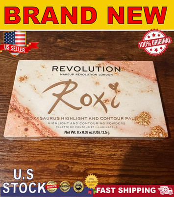 Revolution Roxi Roxxsaurus Highlight & Contour Palette   New   Authentic| 2.5g|