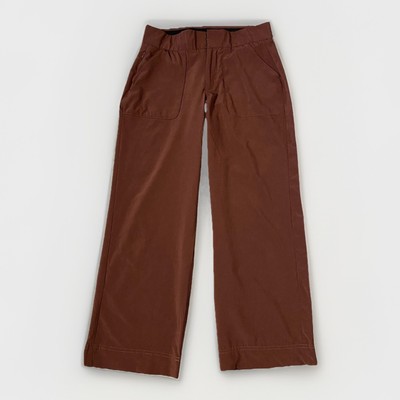 Eddie Bauer Travel Pants 2 Rust Straight Leg Hiking Outdoor Lightweight