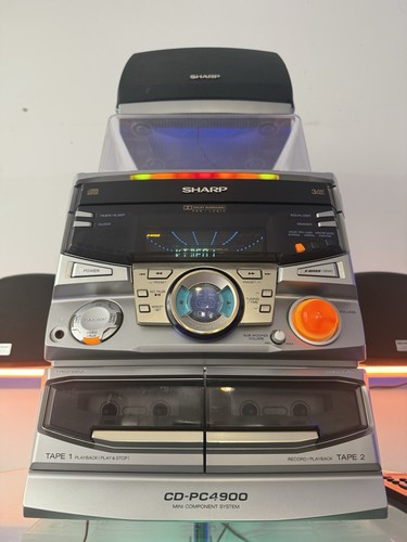 Sharp Mini Component Stereo System CD-PC4900 - Picture 4 of 16