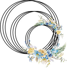 CONNECTION Metallring,Metallringe Zum Basteln,Metallring Schwarz,Dekoringe Zum H