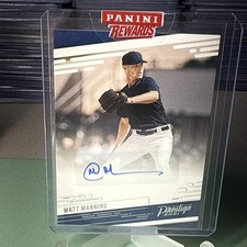 2021 Panini Chronicles - Prestige Autographs Matt Manning #PR-MM (AU, RC)