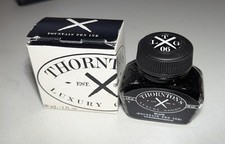 Thornton's Luxury Goods Fountain Pen Ink Bottle, 30ml - Black