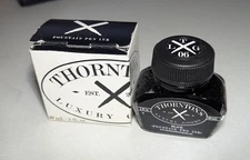 Thornton's Luxury Goods Fountain Pen Ink Bottle, 30ml - Black