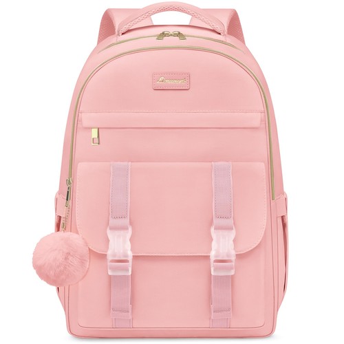College Rucksack Schule Büchertasche für Frauen: 15,6 Zoll Tagesrucksack für Schüler große...