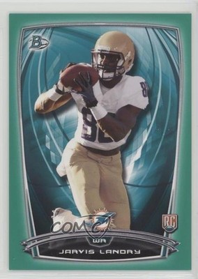2014 Bowman Rookies Green 56/99 Jarvis Landry #27 RC 1l2