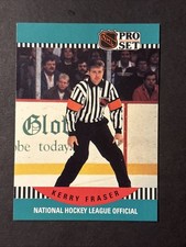 KERRY FRASER  1990-91 PROSET # 686 NHL OFFICIAL ROOKIE