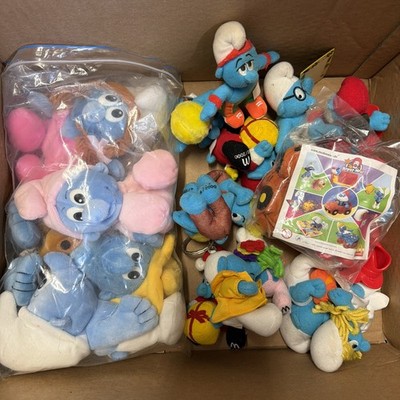 60 McDonalds,Ferrero Plüsch Figuren Konvolut Vintage 90/00er Disney SchlümpfeOVP