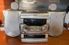 Goodmans 4160AV 3 CD HIFI System - Fully Working Condition - Speakers - Remote