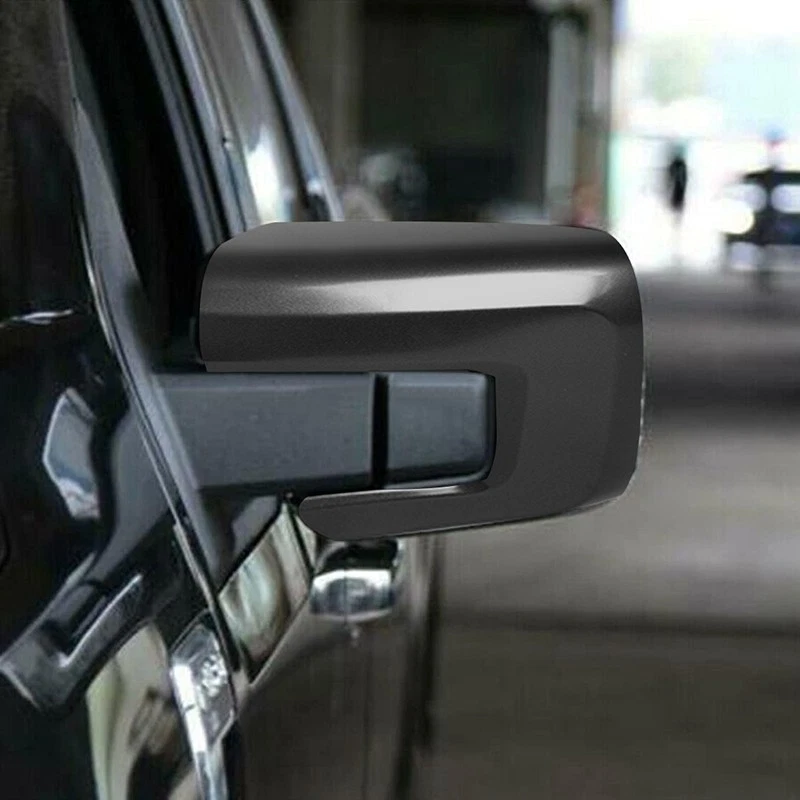 Side Mirror Cover Cap Replacement Carbonized Gray For 2021-2025 Ford F-150 F150 - Imagem 3 de 4