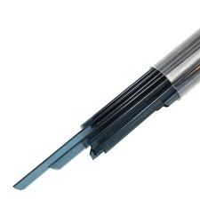 5384 Steel Blue Transparent NOODLES Full Tube Oceanside Glass & Tile 96 COE