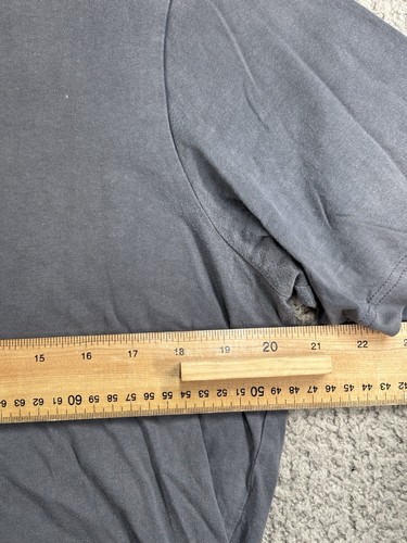 O'Neill T Shirt Men's Size Large Grey Graphic Print Surf Skate Y2K Crew Neck - Picture 9 of 14
