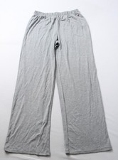 Tommy Hilfiger Women's Long Knit Lounge Pants BL1 Heather Grey Medium NWT
