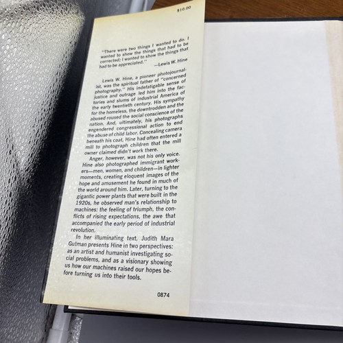 Lewis W. Hine 1874-1940: Zwei Perspektiven 1974 J.M. Gutman Hardcover Fotografie - Bild 6 von 13
