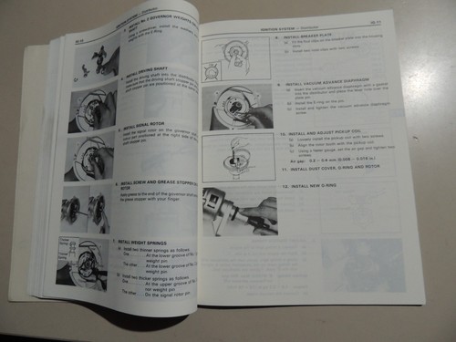 Toyota Celica Supra MA61 Engine repair manual 2,8L Werkstatthandbuch (Englisch) - Bild 11 von 13