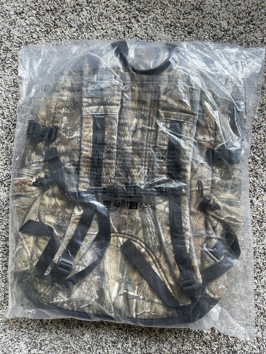 New - Supreme Denim Backpack Camoflauge Realtree® AP Camo FW25
