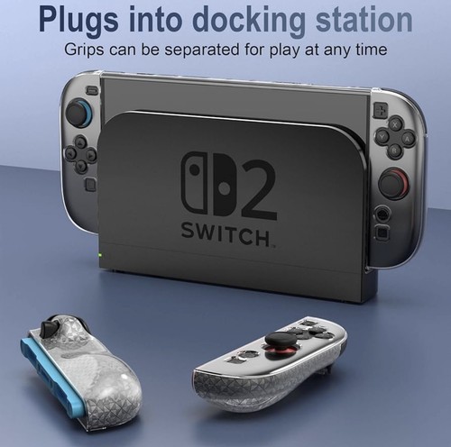 Umfangreiches Set:Tasche für Nintendo Switch 2 Schutzhülle,Grip & Zubehör-Koffer - Bild 3 von 9