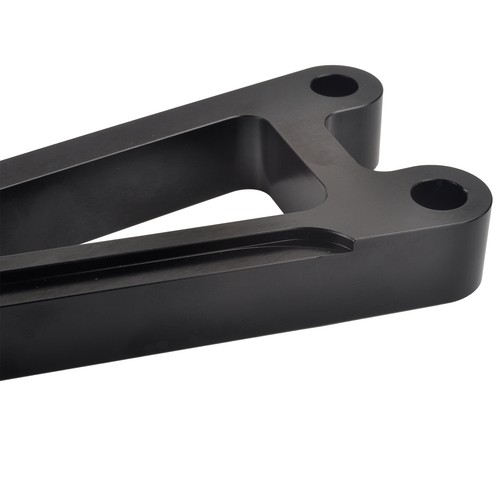 For SBC Chevy 327 350 383 LWP Saginaw Aluminum Power Steering Pump Bracket Black - Picture 8 of 9