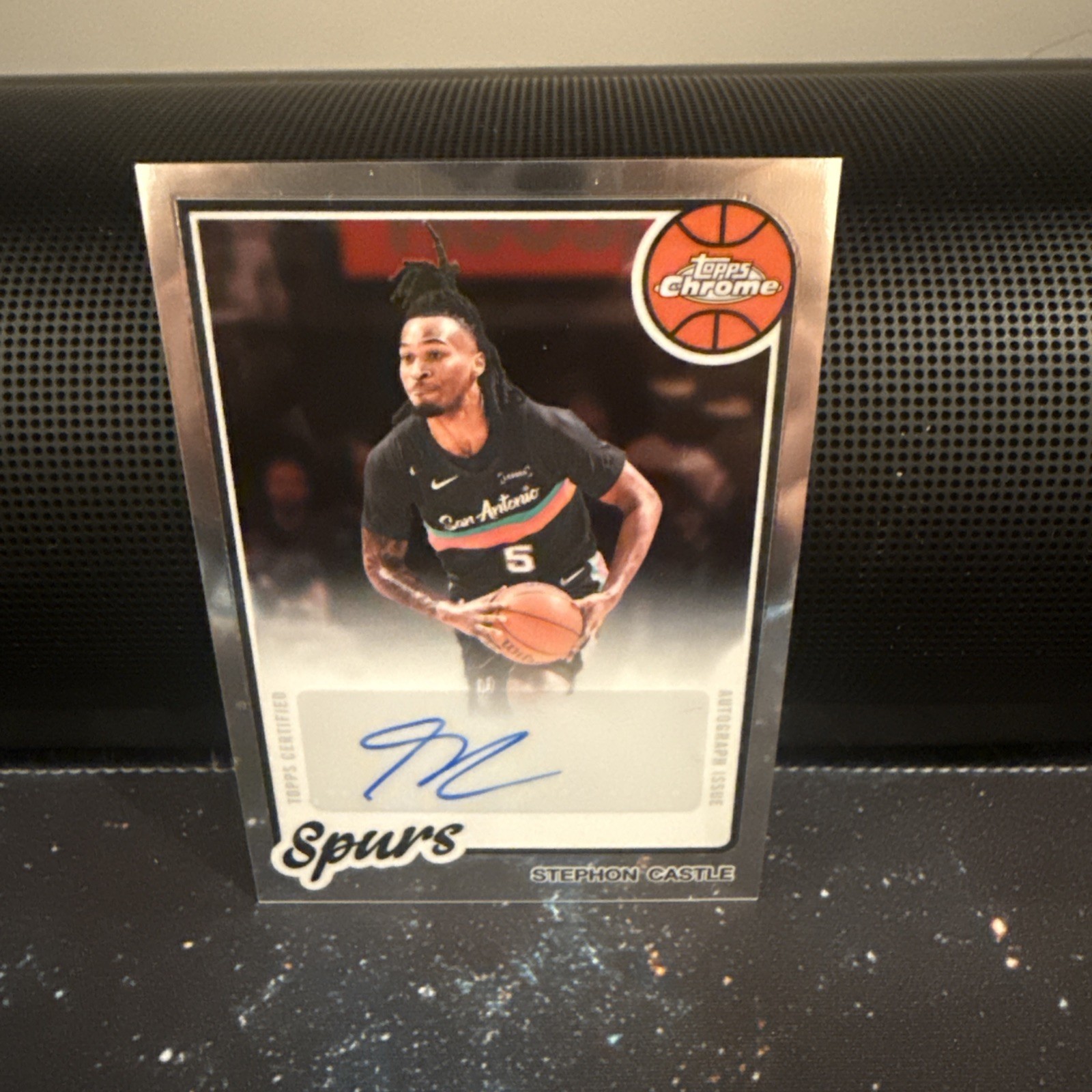 2025-26 Topps Chrome Update - Chrome Autographs Stephon Castle #BCA-SC (AU)