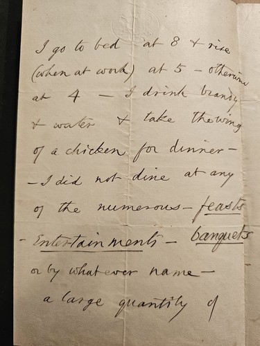 1865 Sir Frederick Pollock ALS - Chief Baron, Norfolk Circuit, Royal Arms Seal - Bild 4 von 5