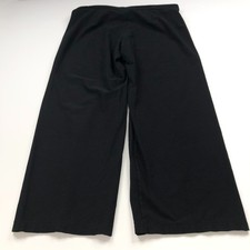 Eileen Fisher Pull On Large Fit 37W 29L Mid Rise Viscose Pants Black PLS READ