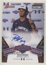 2019 Bowman Draft Under Armour Game Auto 78/199 Rece Hinds #UAN-10 Auto 3g7