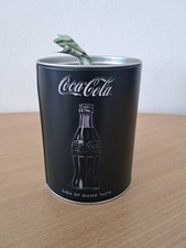 Spardose Blech Metall COCA COLA BLACK SIGN OF TASTE OVP Deko Trinkgeld KASSE