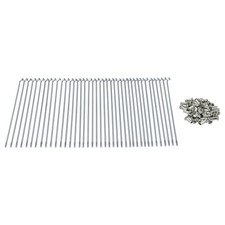 Speichen Chrom 36 Stück + Nippel 193x2,9mm 135° für Zündapp Bergsteiger M25 M50