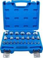 "SteckschlüSsel-Einsatz-Satz, Sechskant | Antriebe Innenvierkant 6,3 Mm (1/4\"), 1"