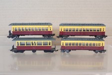 EGGERBAHN KIT BUILT HOe GAUGE RAKE of 4 OLD TIME TOURIST COACH on