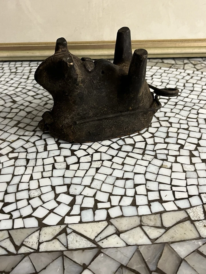 Antike Backform, Schokoladenform, " OSTERLAMM ", Gussform, Keramik, um 1900 - Bild 4 von 4