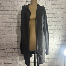 Women  s Open-front Hooded Cardigan Simply Vera Vera Wang Size L