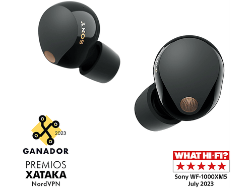 Auriculares True Wireless - Sony WF1000XM5B, Cancelación de ruido - Imagen 2 de 12
