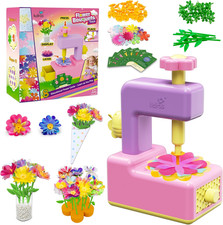 DIY Fabric Flower Bouquet Toys,Arts&Crafts Kit for Kids Ages 3-12,Educational Fl