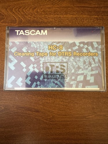 HC-8 Reinigungsband DTRS Recorder Neu Versiegelt