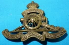WW1 ERA THE ROYAL FIELD ARTILLERY RFA BRITISH MILITARY CAP BADGE 2 LUGS GENUINE