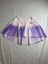 Watercolor Dancewear Skirt Purple Pink Size XL Coquette Balletcore Hand Painted