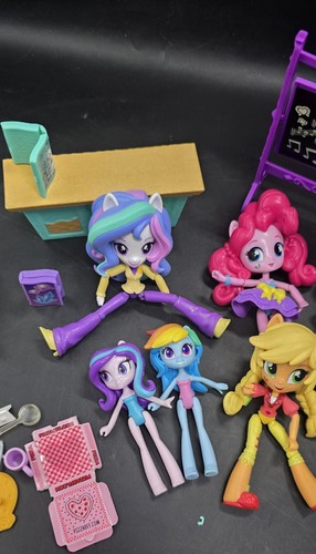 My Little Pony Equestria Niñas Minis Lecciones Risas Clase Set 6 Figuras - Imagen 5 de 6