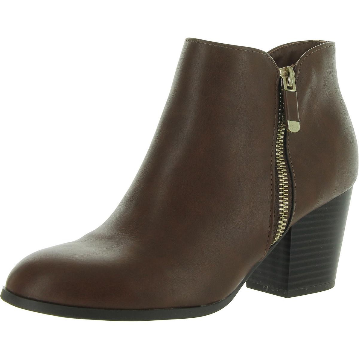 Style - Co. Женские коричневые ботильоны Masrinaa Shoes 7 среднего размера (B,M) BHFO 3295