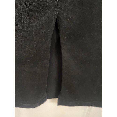Ralph Lauren Jeans black denim Maxi Pencil skirt 10 Black Cotton Dark Academia  - Bild 6 von 7