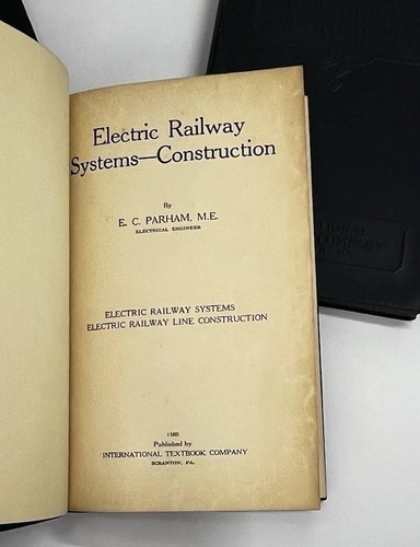 3 1930s Textbooks Electric Railway, DC Motors, Electric Measure Mach VTG - Foto 6 di 23