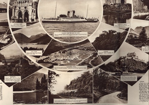 1933 CHICAGO CENTURY OF PROGRESS EXPOSICIÓN - el folleto desplegable Royal Scot - Imagen 4 de 4