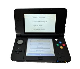 Nintendo New 3DS Super Mario Black Friday Edition Handheld System w/ Charger