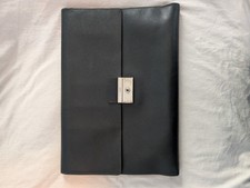 PRADA Saffiano Attaché Case Black Leather