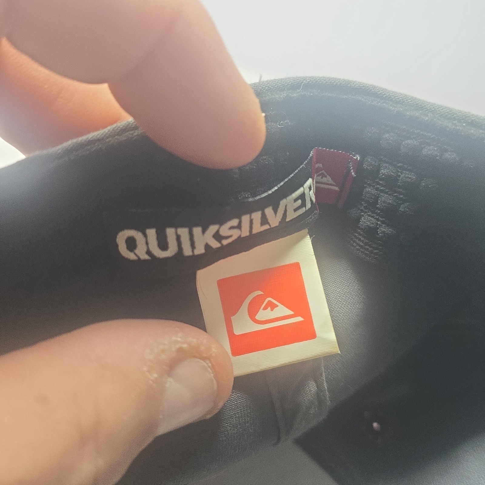 Quiksilver Charcoal Gray Logo Patch Baseball Cap … - image 11