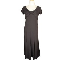 Armani Alma Colezioni Brown Frill Dress 42 26809751