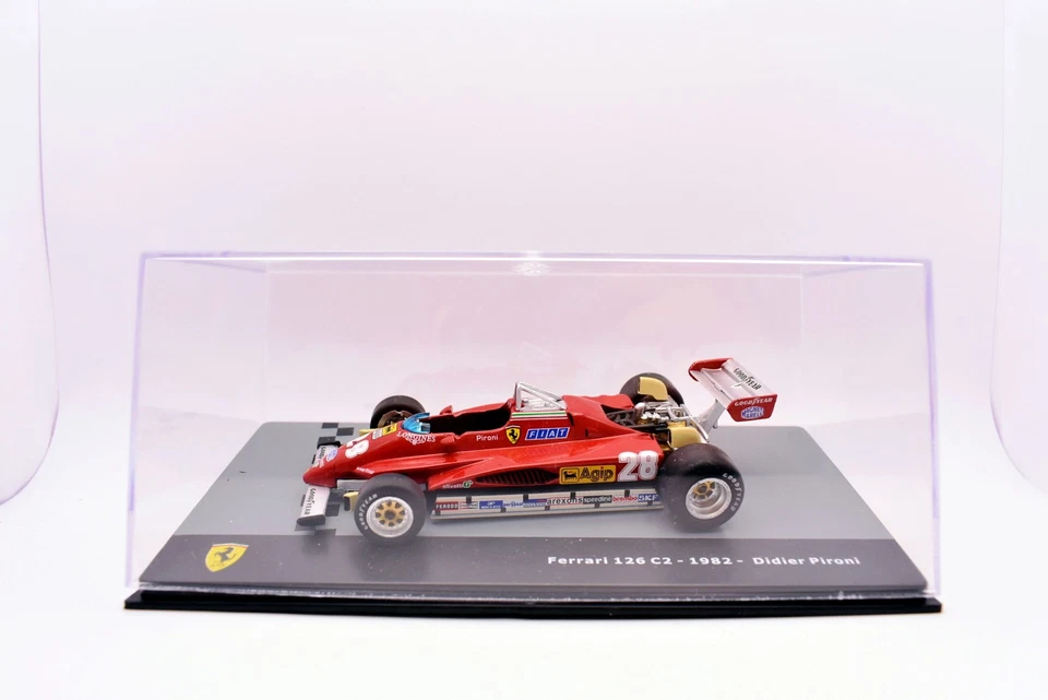 Modellini auto FORMULA 1 scala 1:43 FERRARI 126 C2 pironi collezione ixo diecast - Immagine 2 di 4