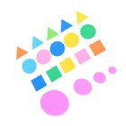  1000 Stück Geometrie-Aufkleber Mini selbstklebende Geometrie-Formen Kognitive