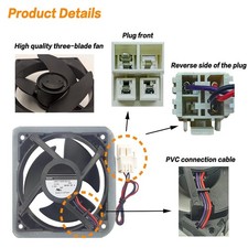 Refrigerator Evaporator Fan Motor For Samsung DA81-06013A DA31-00287A