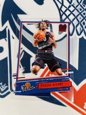 2020-21 Panini Clearly Donruss  Tyrese Maxey #10 The Rookies Red /49 